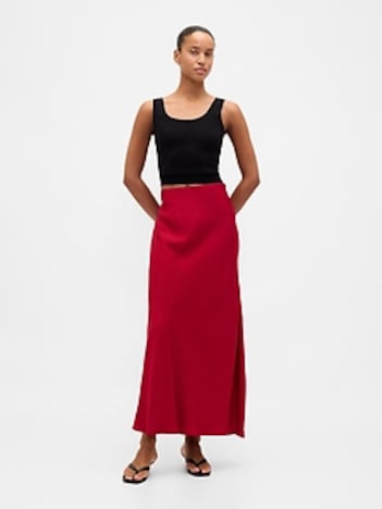 Maxi Slip Skirt
