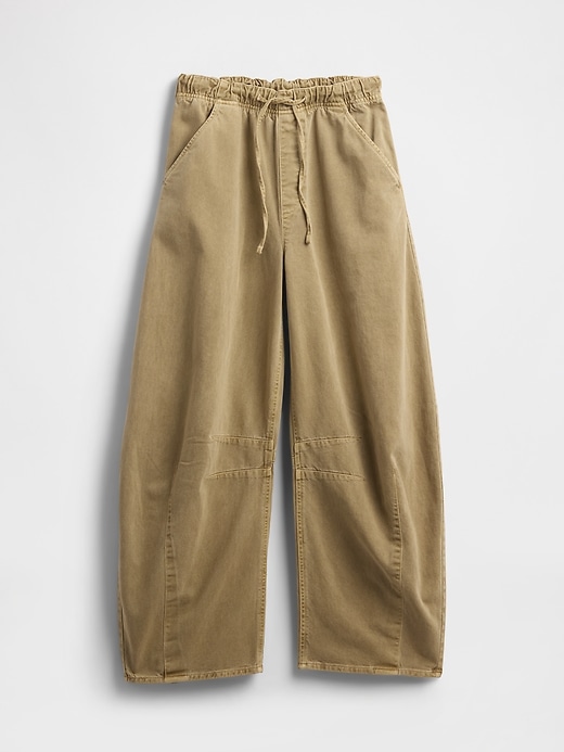 Image number 7 showing, Mid Rise Twill Easy Horseshoe Pants