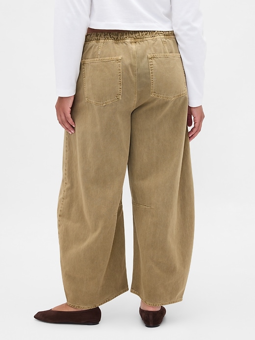 Image number 6 showing, Mid Rise Twill Easy Horseshoe Pants