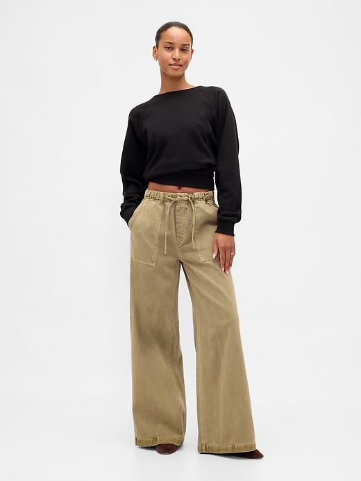 Image number 1 showing, Mid Rise Easy Baggy Pants
