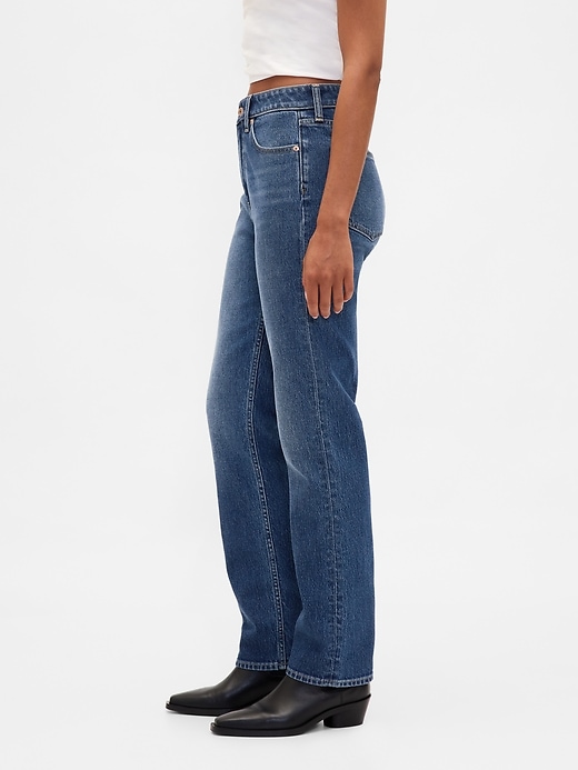 Image number 3 showing, Curvy High Rise '90s Slim Straight Jeans