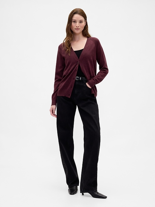 Image number 2 showing, Merino Boyfriend Cardigan