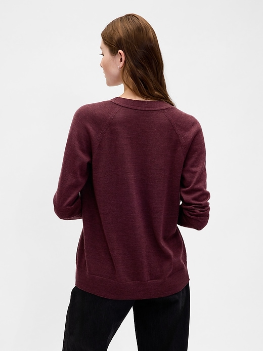 Image number 3 showing, Merino Boyfriend Cardigan
