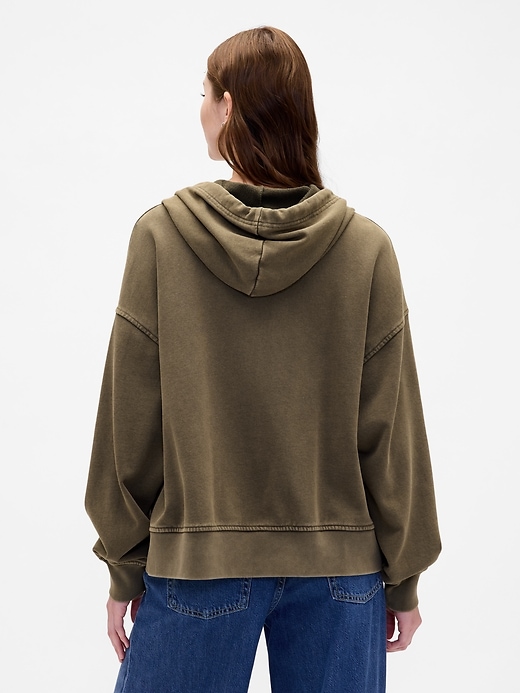 Image number 3 showing, Heavyweight French Terry Oversized Zip Hoodie
