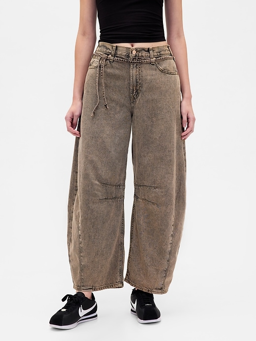 Image number 2 showing, High Rise UltraSoft Horseshoe Jeans