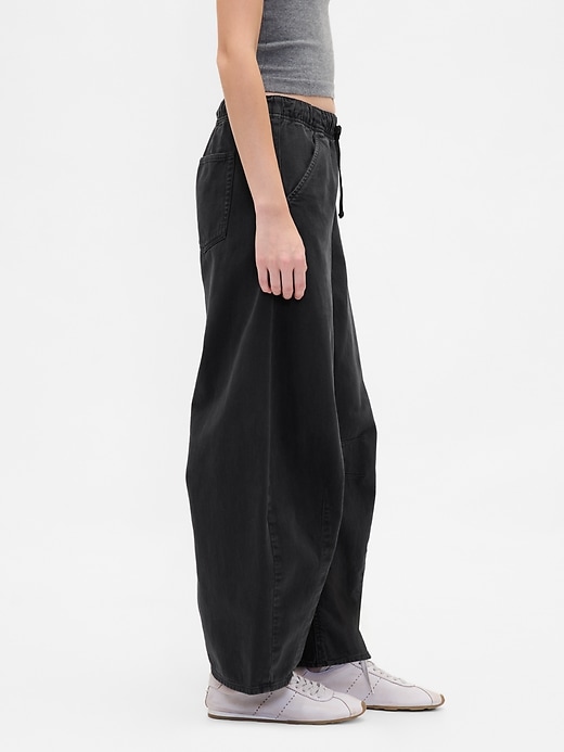 Image number 3 showing, Mid Rise Twill Easy Horseshoe Pants