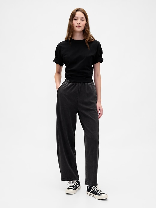 Image number 1 showing, Heavyweight Organic Cotton Barrel Pants