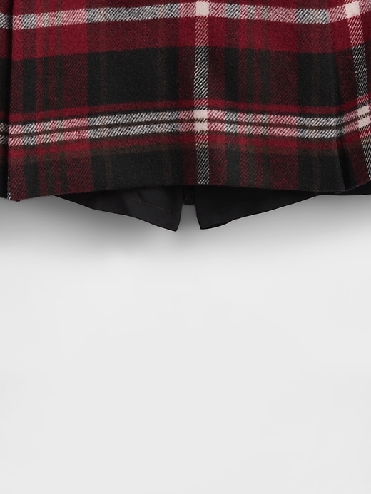 Image number 4 showing, Wool-Blend Pleated Mini Skort