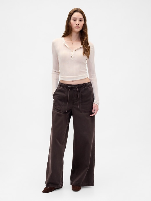 Image number 1 showing, Mid Rise Easy Baggy Pants