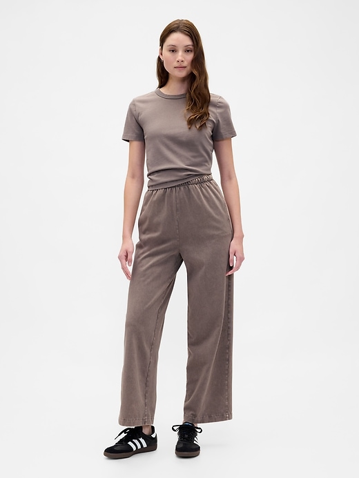 Image number 1 showing, Heavyweight Organic Cotton Straight Pants