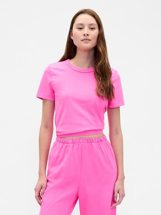 Image number 1 showing, Organic Cotton VintageSoft Heavyweight Shrunken T-Shirt