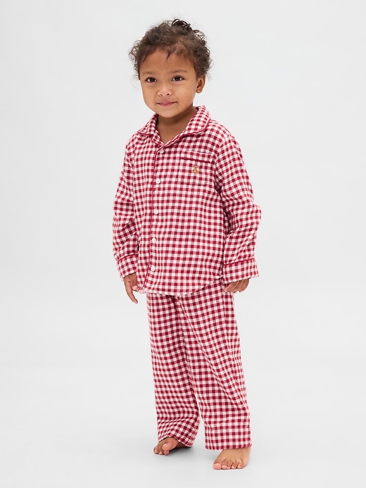 Image number 2 showing, Baby & Toddler Recycled Flannel PJ Set
