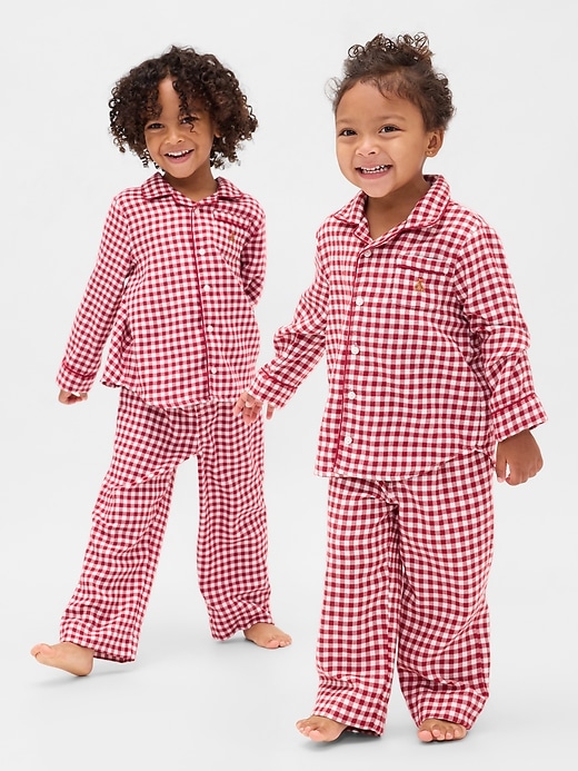 Image number 5 showing, Baby & Toddler Recycled Flannel PJ Set