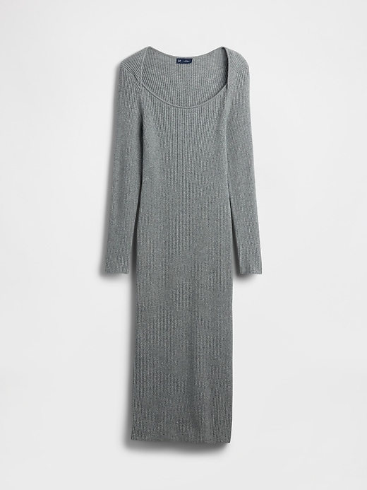 Image number 5 showing, CashSoft Rib Midi Sweater Dress