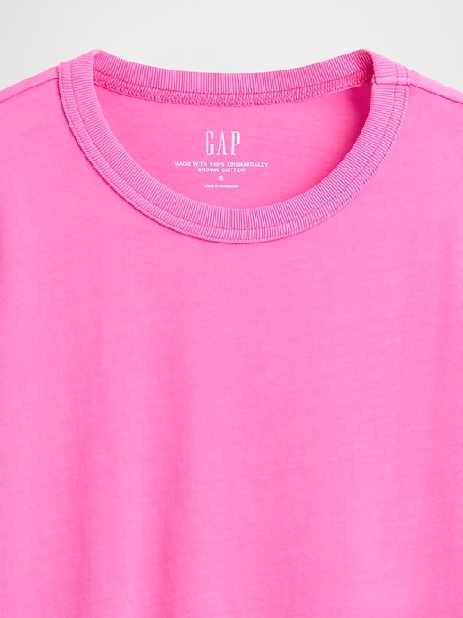 Image number 4 showing, Organic Cotton VintageSoft Heavyweight Shrunken T-Shirt