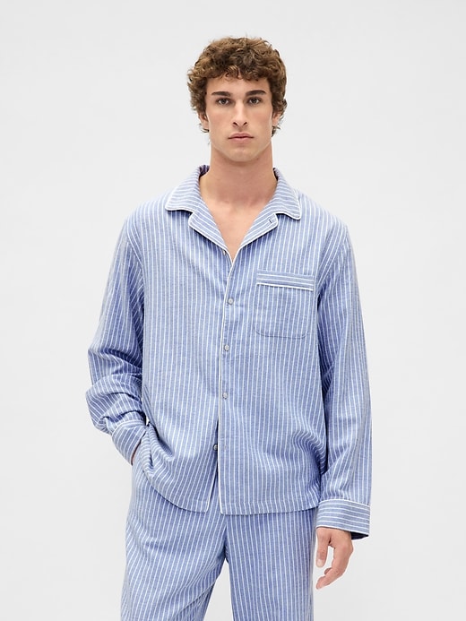 Image number 3 showing, Adult Softest Flannel PJ Shirt