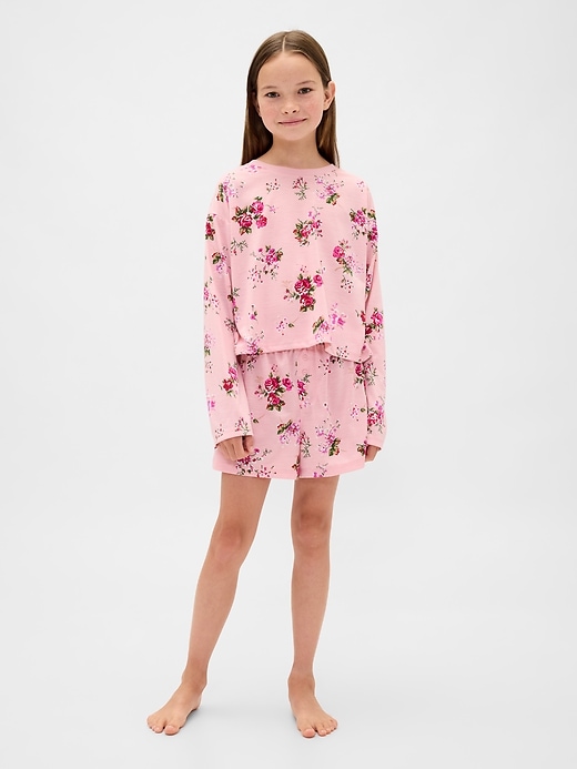 Image number 1 showing, Kids Recycled PJ Short Set