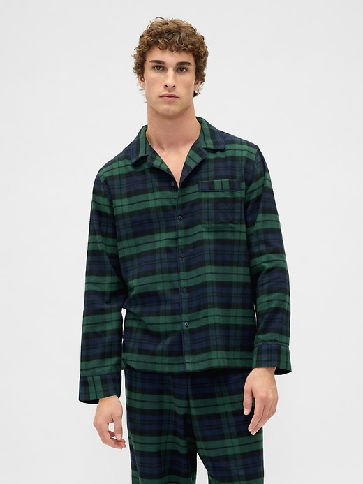 Image number 3 showing, Adult Softest Flannel PJ Shirt