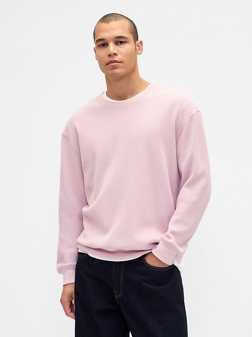 Image number 1 showing, Heavyweight Thermal Oversized T-Shirt
