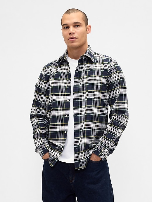 Image number 1 showing, Plaid Oxford Shirt