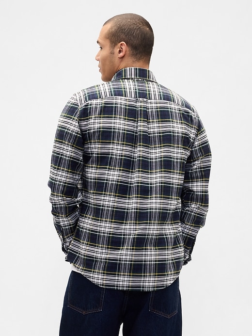 Image number 3 showing, Plaid Oxford Shirt