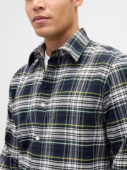 Image number 4 showing, Plaid Oxford Shirt