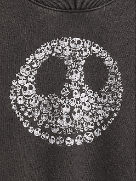 Image number 4 showing, Gap × Disney Tim Burton’s The Nightmare Before Christmas Heavyweight Skull Sweatshirt