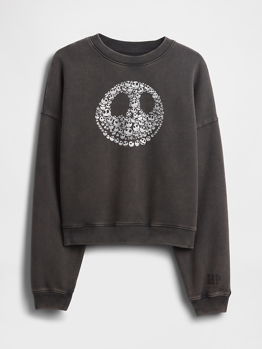 Image number 6 showing, Gap × Disney Tim Burton’s The Nightmare Before Christmas Heavyweight Skull Sweatshirt