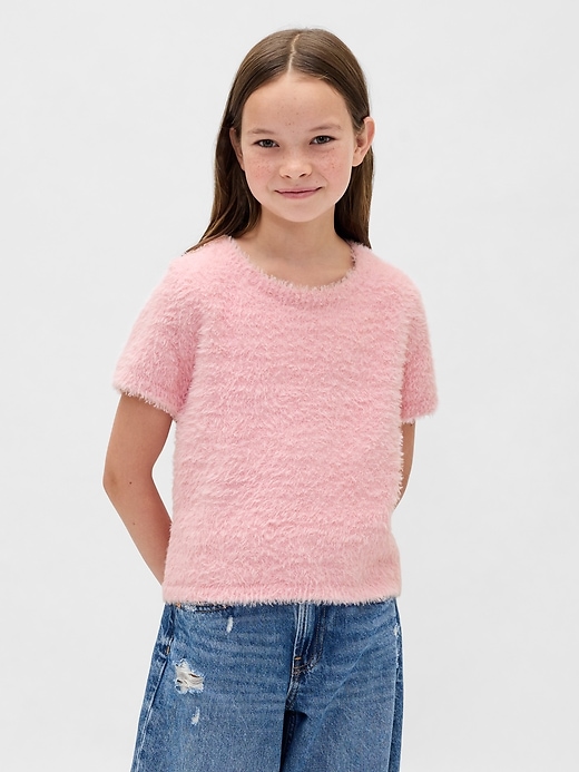 Image number 1 showing, Kids Eyelash Sweater
