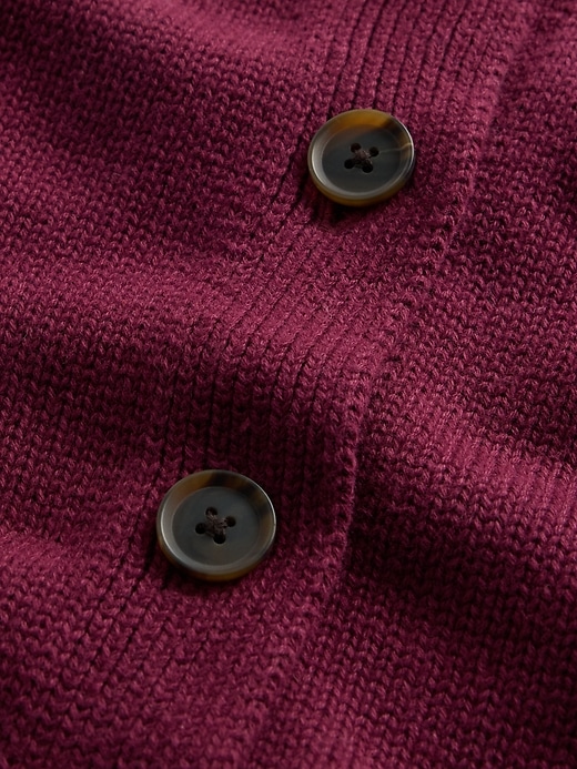 Image number 4 showing, 100% Cotton Crewneck Cardigan