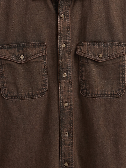 Image number 4 showing, Denim Relaxed Shirt