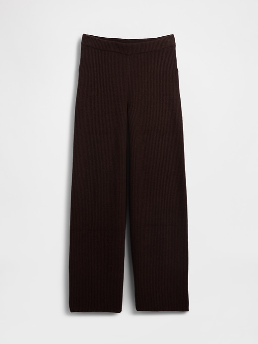Image number 6 showing, CashSoft Shaker-Stitch Sweater Pants