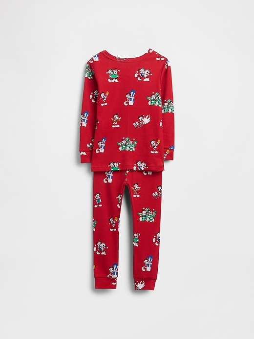Image number 2 showing, Gap × Disney Kids & Baby Organic Brushed Cotton Holiday PJ Set