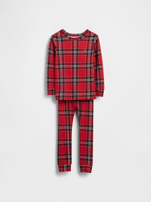 Image number 6 showing, Kids & Baby Organic Brushed Cotton Holiday PJ Set