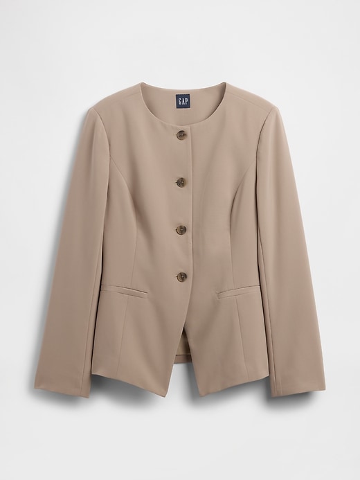 Image number 2 showing, Collarless Blazer