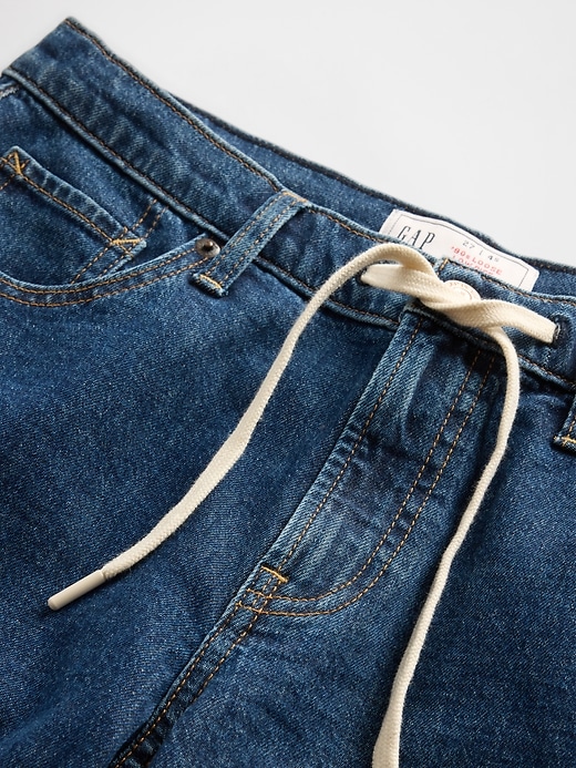 Image number 8 showing, Low Rise Drawcord '90s Loose Jeans