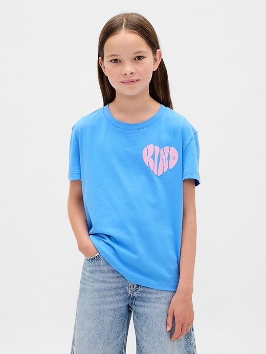 Image number 1 showing, Kids Relaxed Graphic T-Shirt