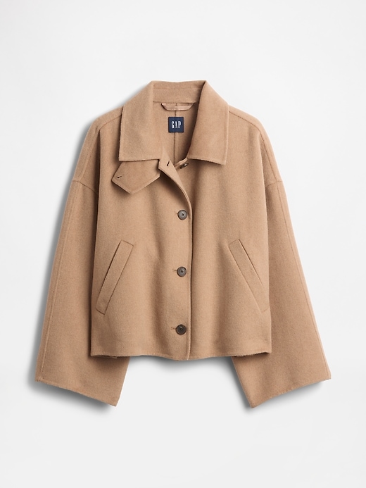 Image number 5 showing, Wool-Blend Swing Jacket