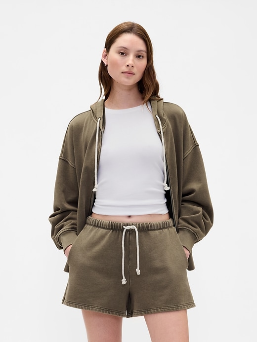 Image number 1 showing, Heavyweight French Terry Oversized Zip Hoodie