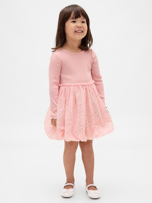 Baby & Toddler Mixed Media Bubble Dress