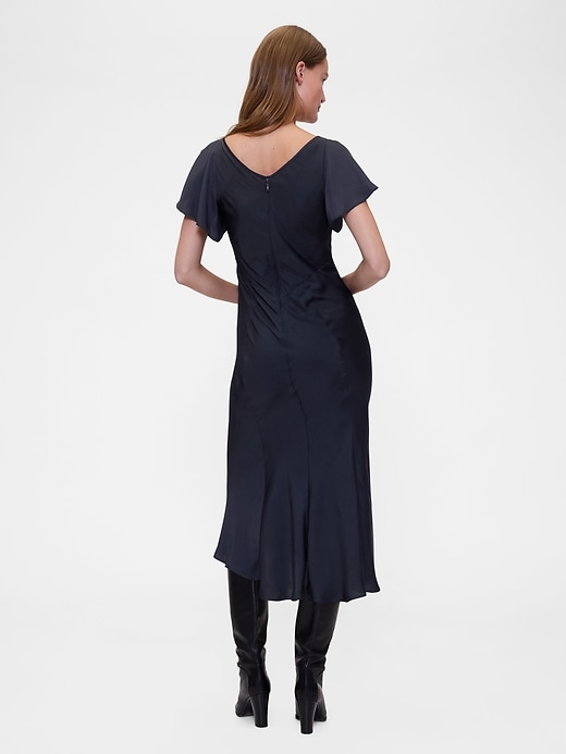 Image number 2 showing, GapStudio Satin Midi Dress