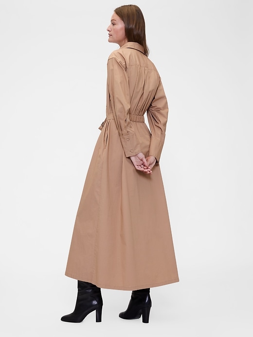 Image number 2 showing, GapStudio Poplin Belted Maxi Shirtdress