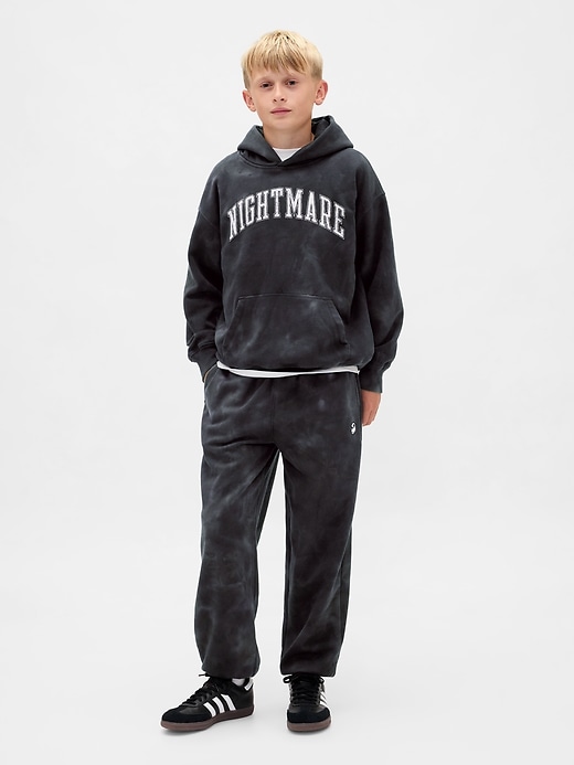 Image number 4 showing, Gap × Disney Tim Burton’s The Nightmare Before Christmas Kids VintageSoft Graphic Hoodie