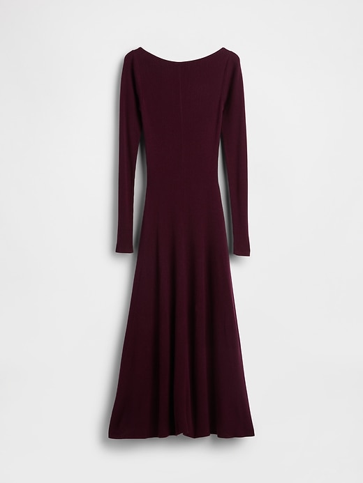 Image number 5 showing, Lightweight CashSoft Rib Maxi Sweater Dress