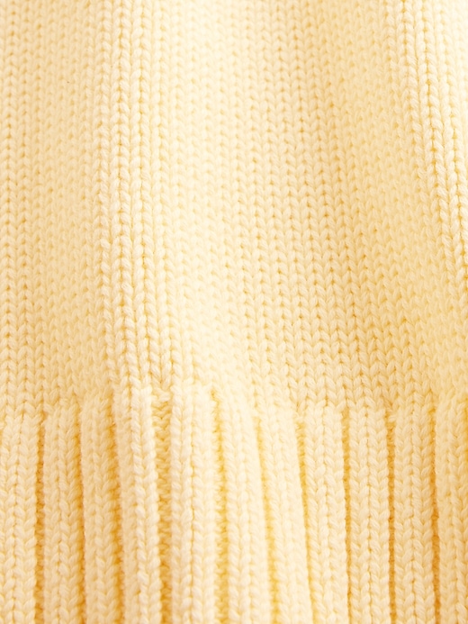 Image number 4 showing, 100% Cotton Oversized Mockneck Sweater