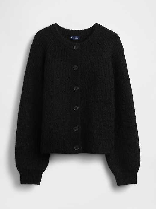 Image number 5 showing, Fuzzy Shaker Stitch Cardigan