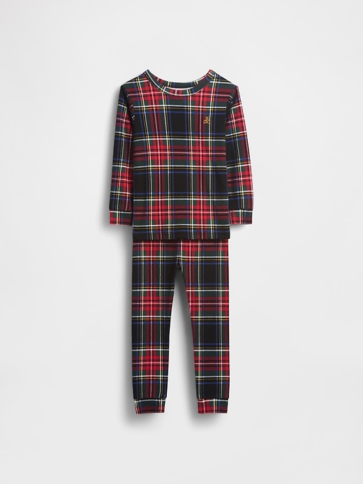 Image number 6 showing, Kids & Baby Organic Brushed Cotton Holiday PJ Set
