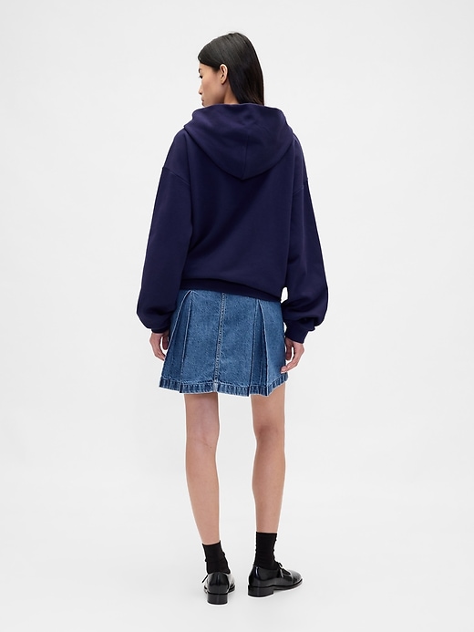 Image number 2 showing, Gap × Sandy Liang Pleated Denim Mini Skirt