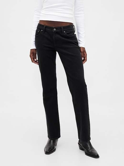 Image number 2 showing, Low Rise '90s Slim Straight Jeans