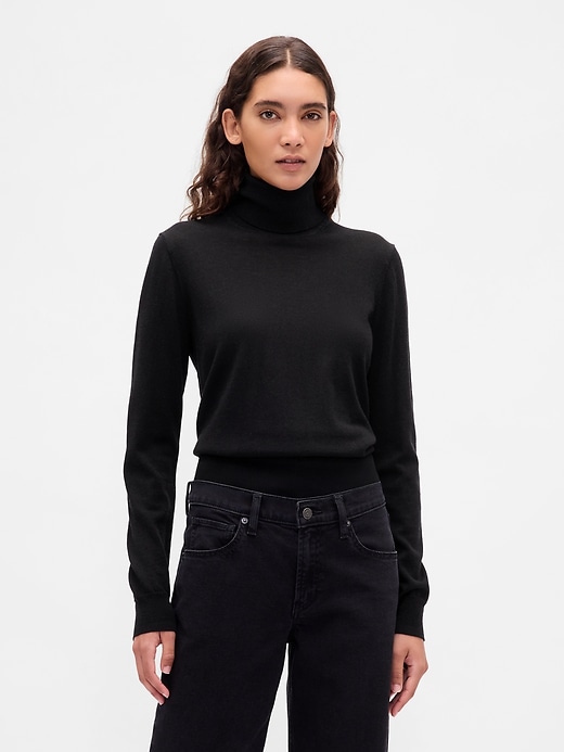 Image number 1 showing, Merino Turtleneck Sweater